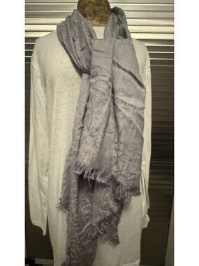 Light Gray Calvin Klein Scarf